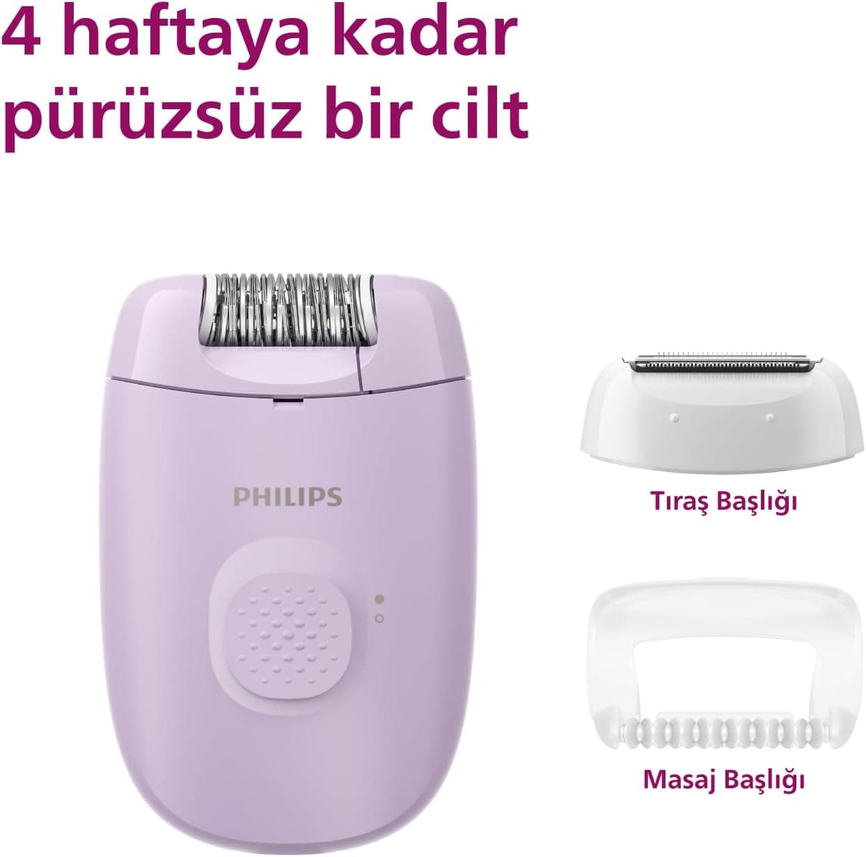 دستگاه اپیلاتور PHILIPS قابل شستوشو با سری ناحیه حساس و ماساژور یاسی مدل BRE237/05 دستگاه اپیلاتور PHILIPS قابل شستوشو با سری ناحیه حساس و ماساژور یاسی مدل BRE237/05