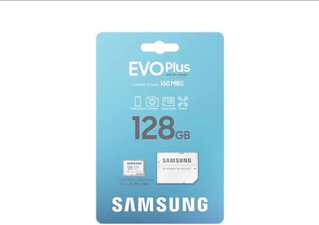 کارت حافظه microSDXC Samsung EVO Plus سفید 128 GB با سرعت 160 MB/s، U3، V30، A2 مدل MB-MC128SA/TR کارت حافظه microSDXC Samsung EVO Plus سفید 128 GB با سرعت 160 MB/s، U3، V30، A2 مدل MB-MC128SA/TR