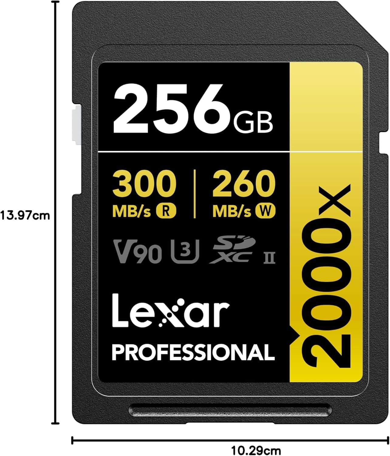 کارت حافظه SDXC دوربین Lexar Professional 2000x ظرفیت 256GB UHS-II U3 V90 مدل LSD2000256G-BNNNU کارت حافظه SDXC دوربین Lexar Professional 2000x ظرفیت 256GB UHS-II U3 V90 مدل LSD2000256G-BNNNU