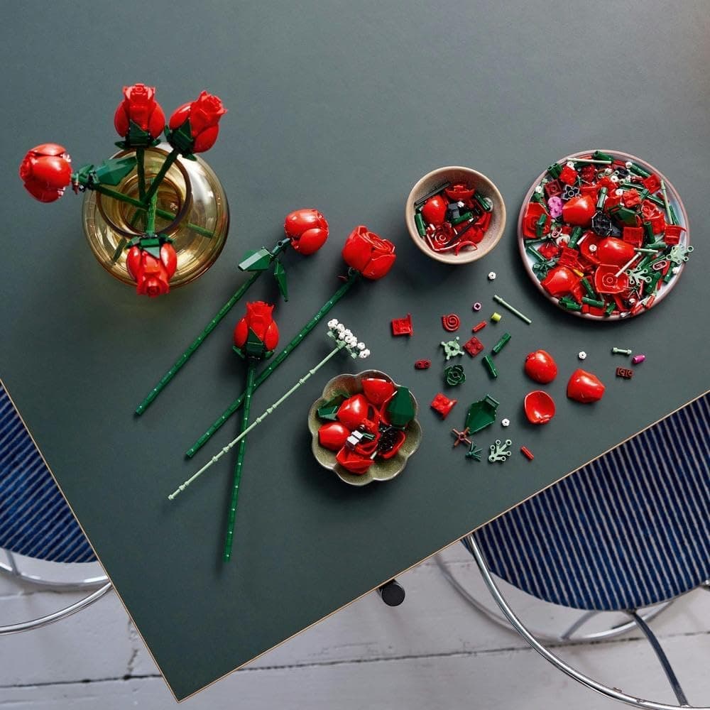 لگو Botanicals دسته گل رز مدل 10328 لگو Botanicals دسته گل رز مدل 10328