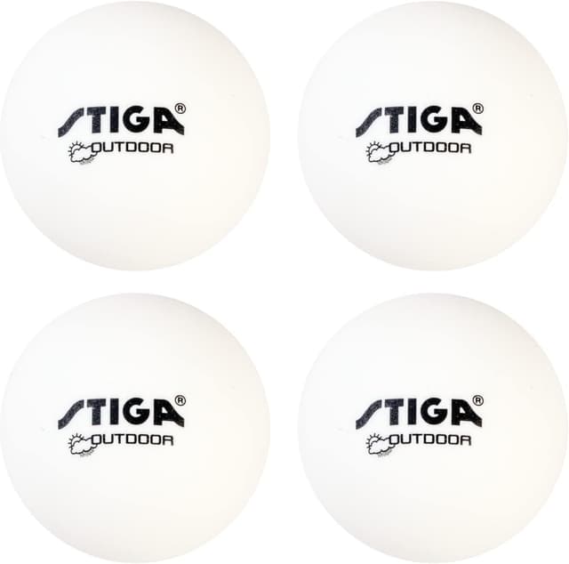 توپ پینگپنگ فضای باز STIGA بسته 4 عددی سایز واحد توپ پینگپنگ فضای باز STIGA بسته 4 عددی سایز واحد