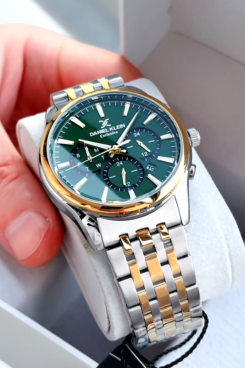 ساعت مردانه Daniel Klein ضد آب 3ATM نقرهای بند فولادی مدل CBK466 ساعت مردانه Daniel Klein ضد آب 3ATM نقرهای بند فولادی مدل CBK466