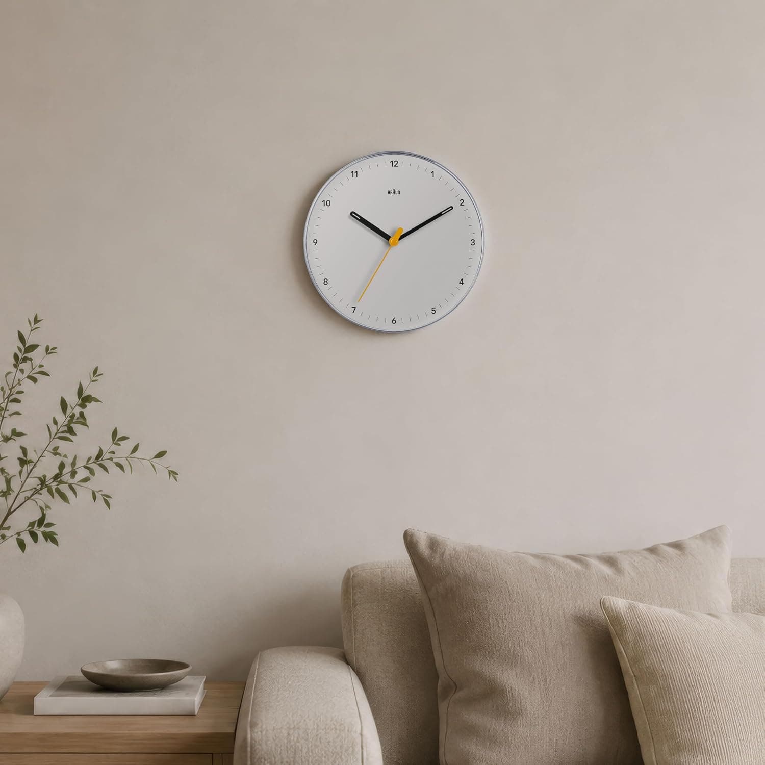 ساعت دیواری آنالوگ Braun Klasik بیصدا کوارتز سفید قطر 23 سانتیمتر مدل BC26W ساعت دیواری آنالوگ Braun Klasik بیصدا کوارتز سفید قطر 23 سانتیمتر مدل BC26W