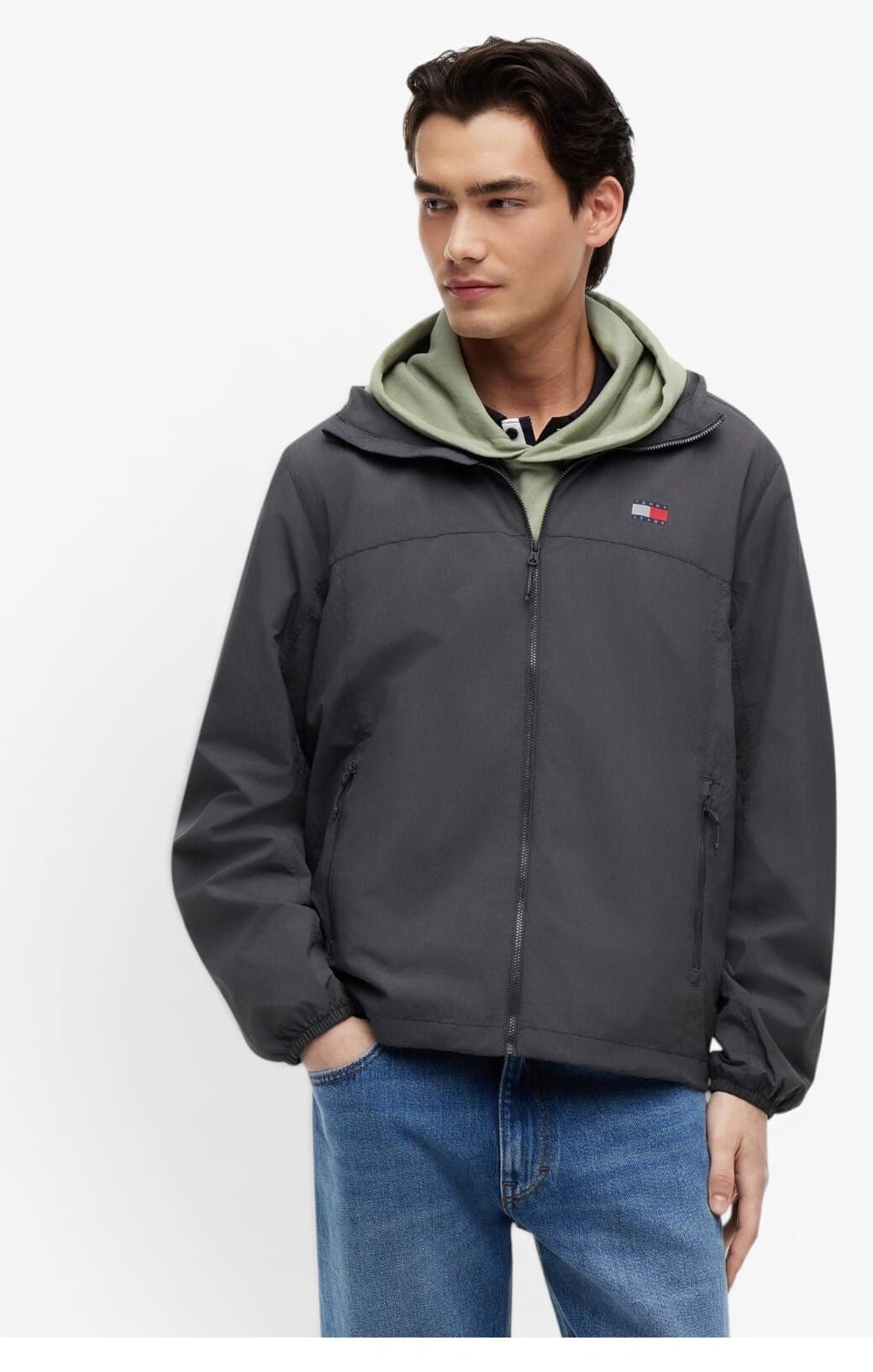 ژاکت مردانه Tommy Hilfiger خاکستری مدل TJM CHICAGO PACKABLE JACKET EXT DM0DM23223 ژاکت مردانه Tommy Hilfiger خاکستری مدل TJM CHICAGO PACKABLE JACKET EXT DM0DM23223