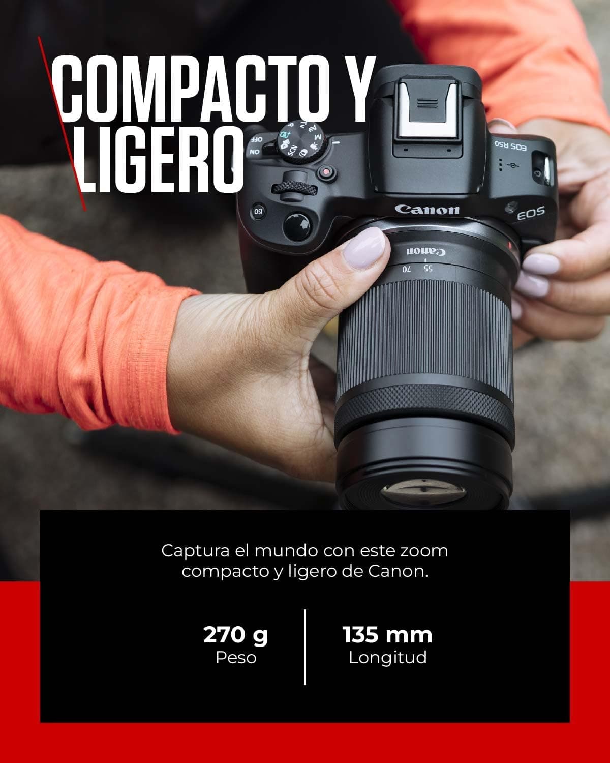 لنز Canon مدل RF-S55-210MM F5-7.1 IS STM لنز Canon مدل RF-S55-210MM F5-7.1 IS STM