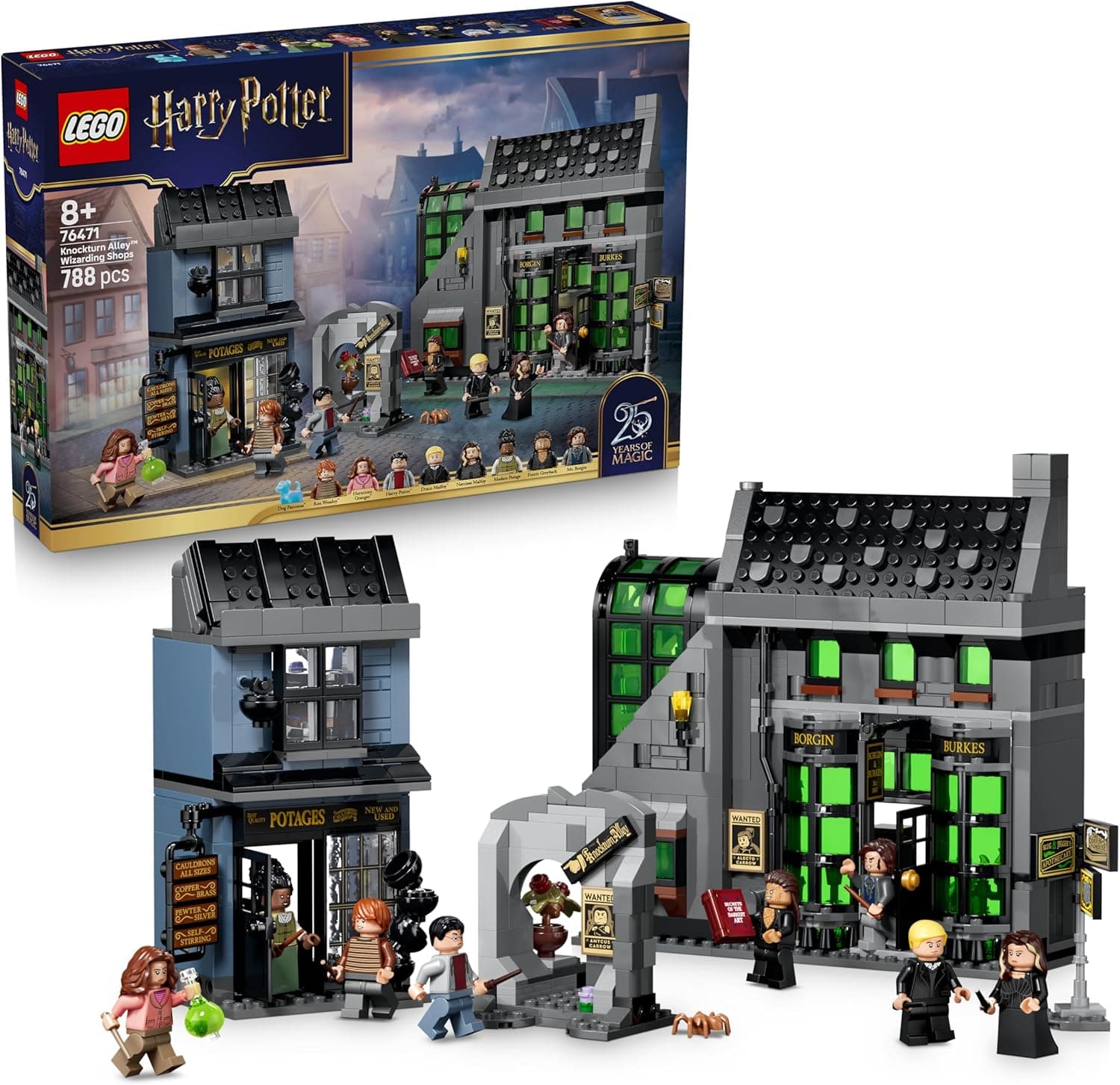 لگو سری Harry Potter فروشگاههای جادوگری Knockturn Alley مدل 76471 لگو سری Harry Potter فروشگاههای جادوگری Knockturn Alley مدل 76471