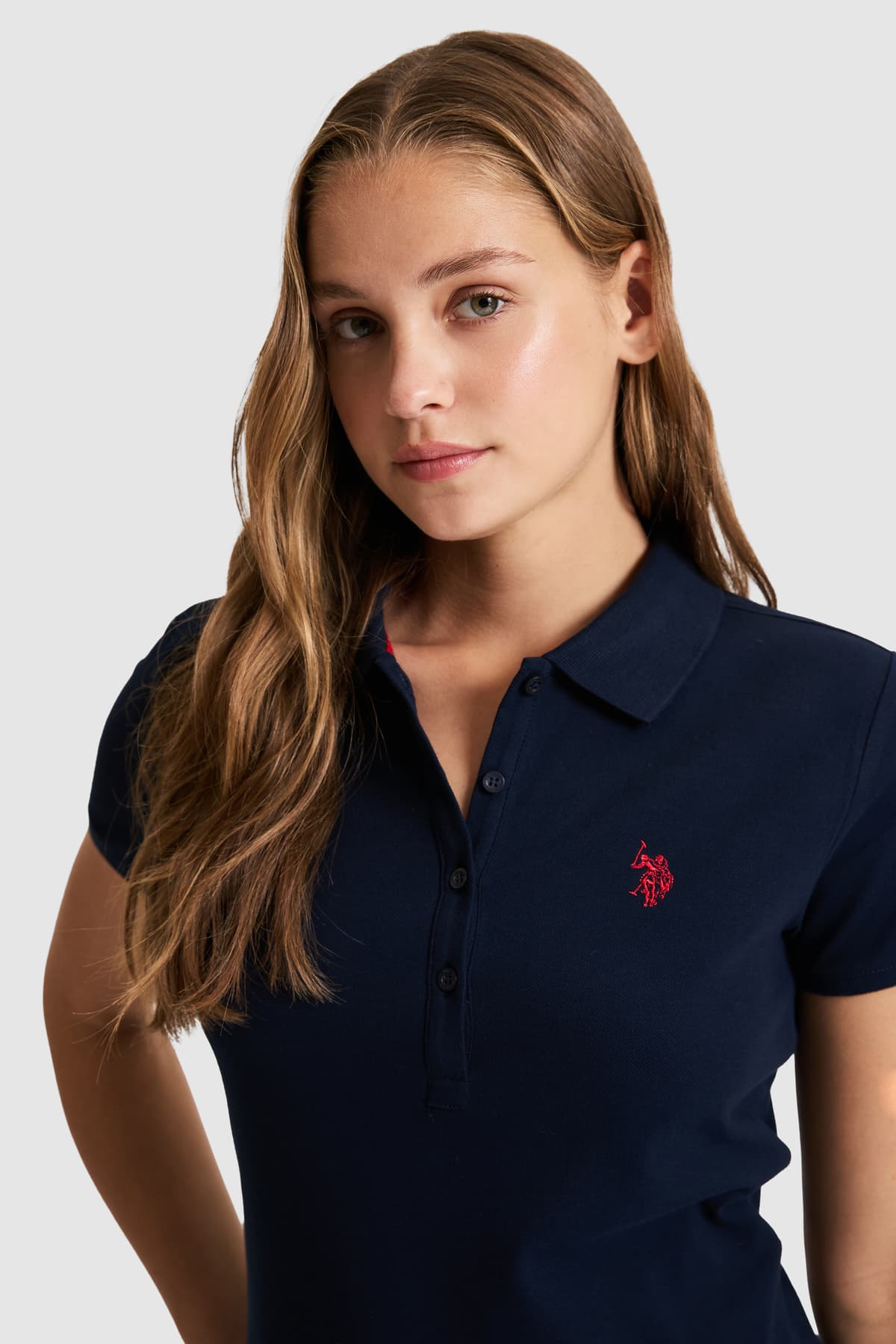 تیشرت زنانه U.S. Polo Assn. بیسیک سرمهای مدل 50321818-VR033 تیشرت زنانه U.S. Polo Assn. بیسیک سرمهای مدل 50321818-VR033