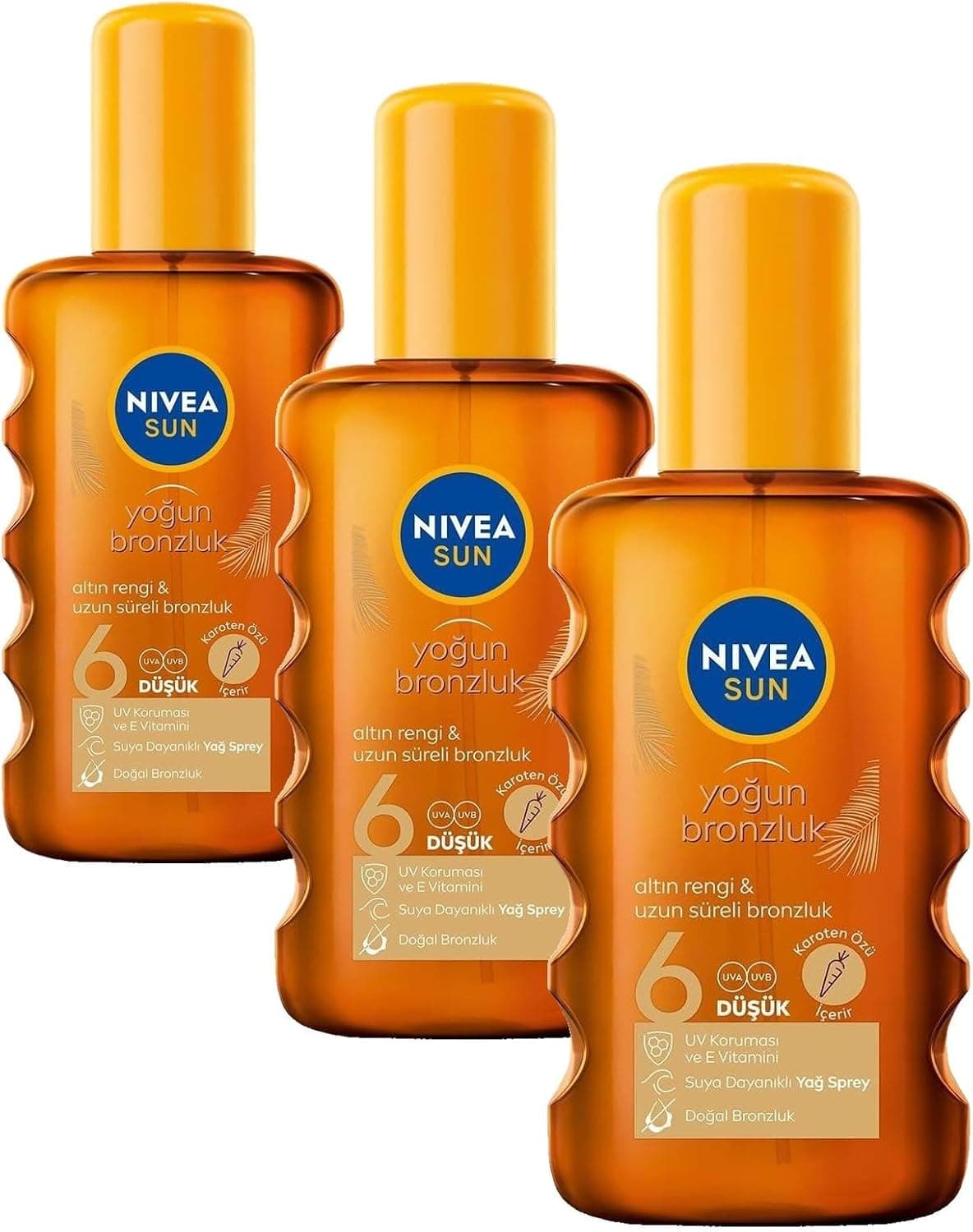 روغن برنزهکننده اسپری NIVEA SUN با کاروتن و ویتامین E 200ml روغن برنزهکننده اسپری NIVEA SUN با کاروتن و ویتامین E 200ml