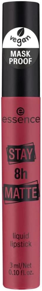 رژ لب مایع مات Essence مدل Stay 8H شماره 08 رژ لب مایع مات Essence مدل Stay 8H شماره 08