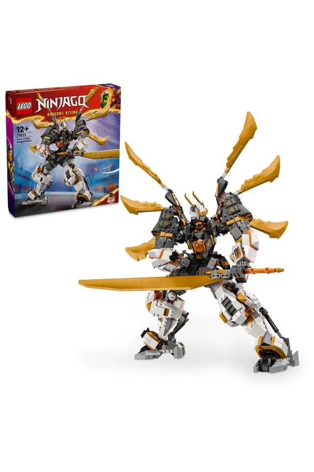 لگو 71821 NINJAGO ربات اژدهای تایتان Cole، مناسب بالای 12 سال، 1055 قطعه لگو 71821 NINJAGO ربات اژدهای تایتان Cole، مناسب بالای 12 سال، 1055 قطعه