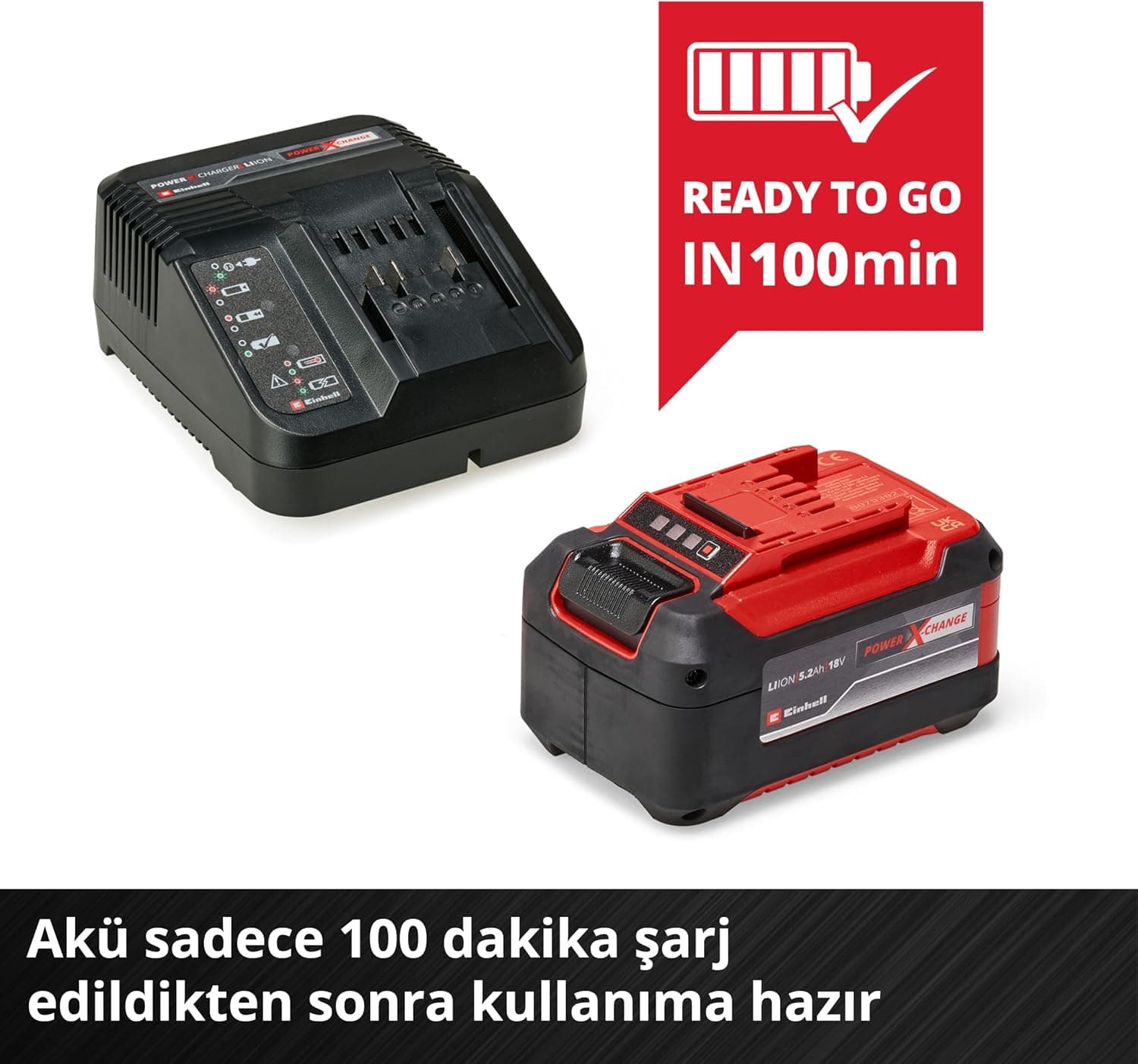 کیت استارتر Einhell اورجینال 5,2 Ah مدل PXC 4512147 کیت استارتر Einhell اورجینال 5,2 Ah مدل PXC 4512147