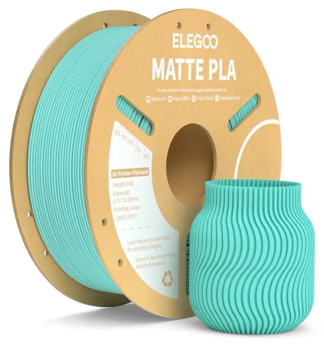 فیلامنت ELEGOO PLA مات سبز آبی فیلامنت ELEGOO PLA مات سبز آبی