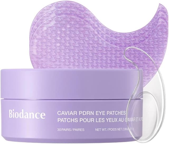 پچ زیر چشم Biodance سری Caviar PDRN برای تیرگی و ورم 60 Count پچ زیر چشم Biodance سری Caviar PDRN برای تیرگی و ورم 60 Count