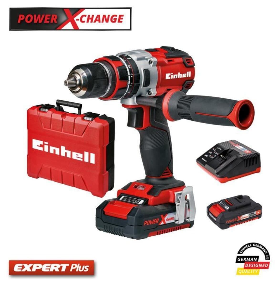 دریل چکشی شارژی Einhell بدون زغال 18V 2 Ah Li-ion مدل TE-CD 18 Li-i BL دریل چکشی شارژی Einhell بدون زغال 18V 2 Ah Li-ion مدل TE-CD 18 Li-i BL