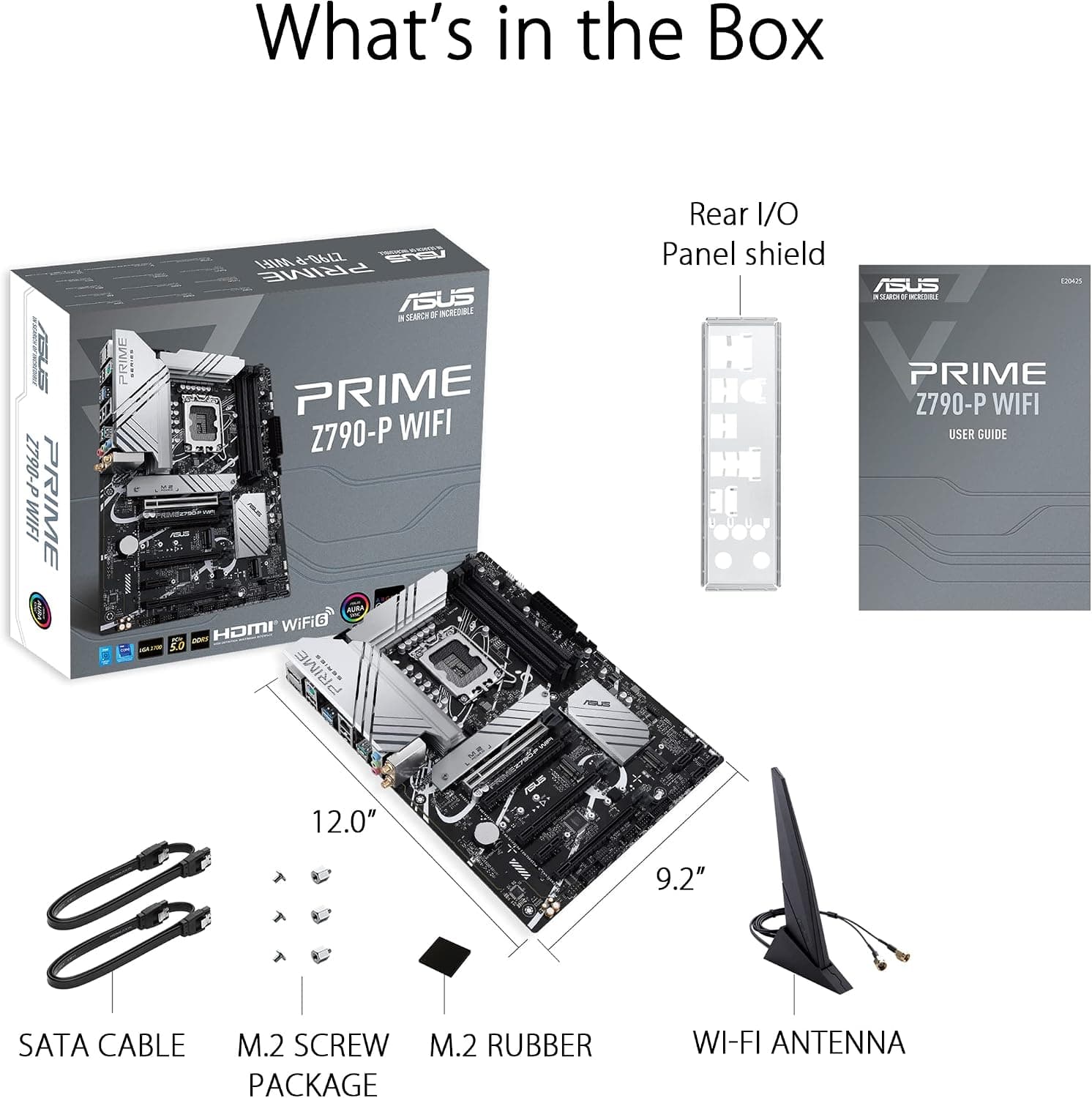 مادربرد ASUS Prime مدل Z790-P WiFi ATX سوکت Intel LGA1700 مشکی مادربرد ASUS Prime مدل Z790-P WiFi ATX سوکت Intel LGA1700 مشکی