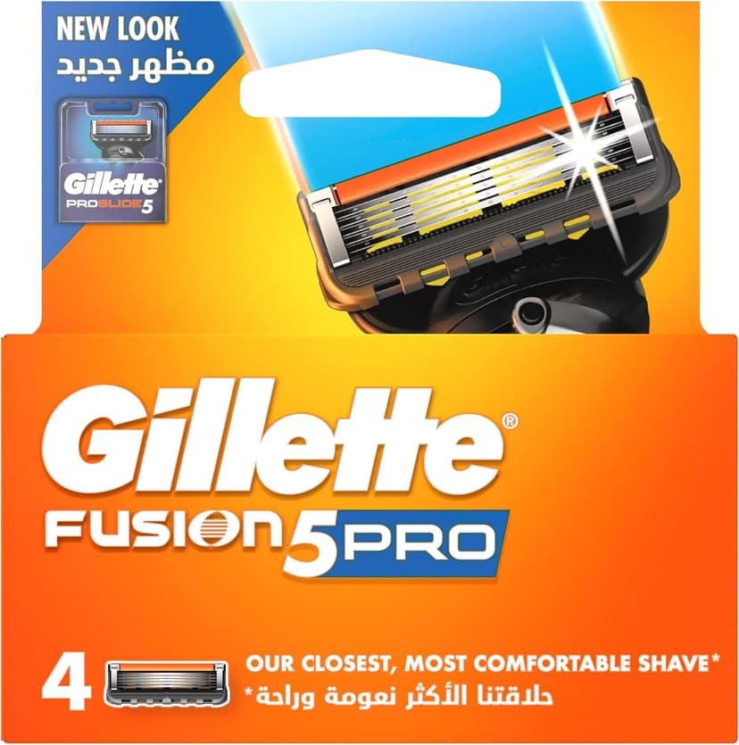 تیغ یدک مردانه Gillette Fusion Proglide 5 دستی 4Pcs تیغ یدک مردانه Gillette Fusion Proglide 5 دستی 4Pcs