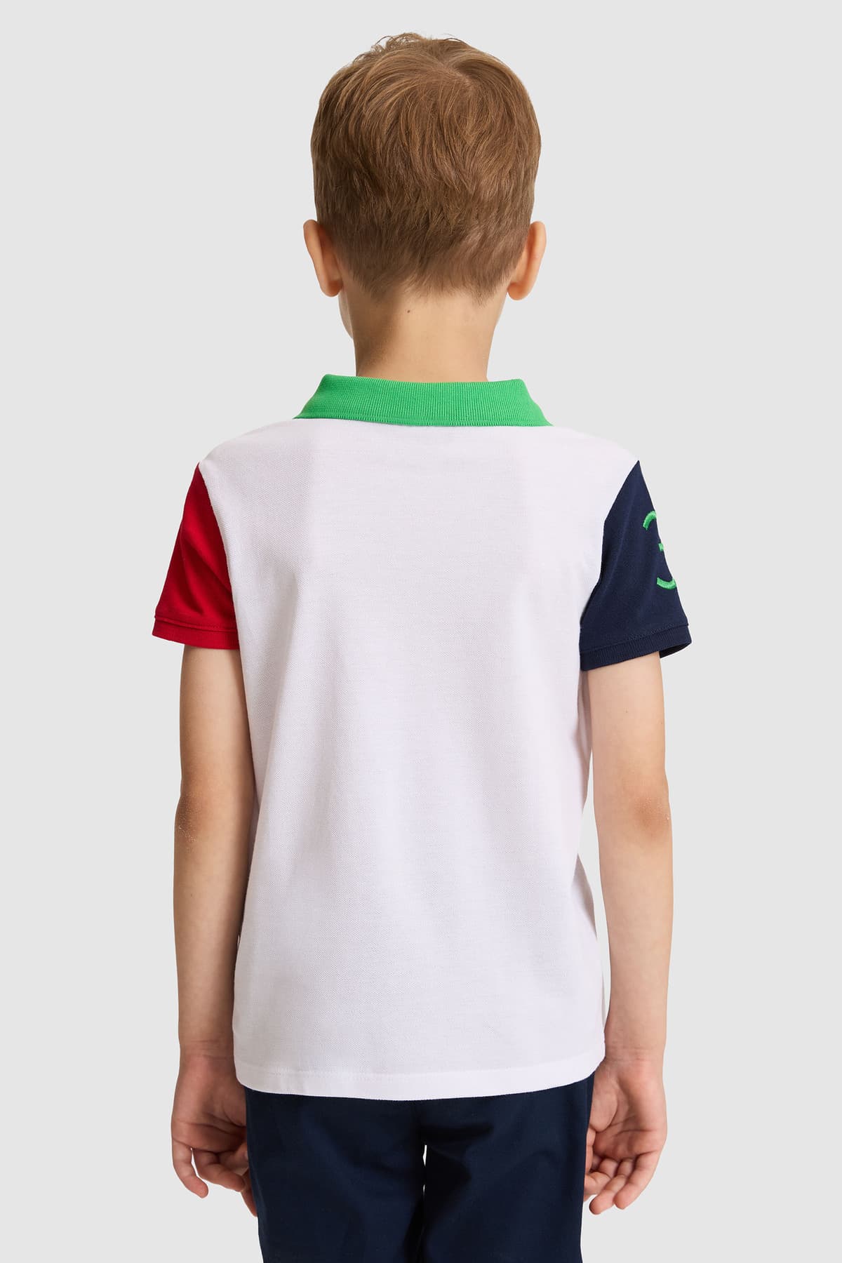 تیشرت پسرانه U.S. Polo Assn. سفید یقه پولو مدل 50325623-VR013 تیشرت پسرانه U.S. Polo Assn. سفید یقه پولو مدل 50325623-VR013