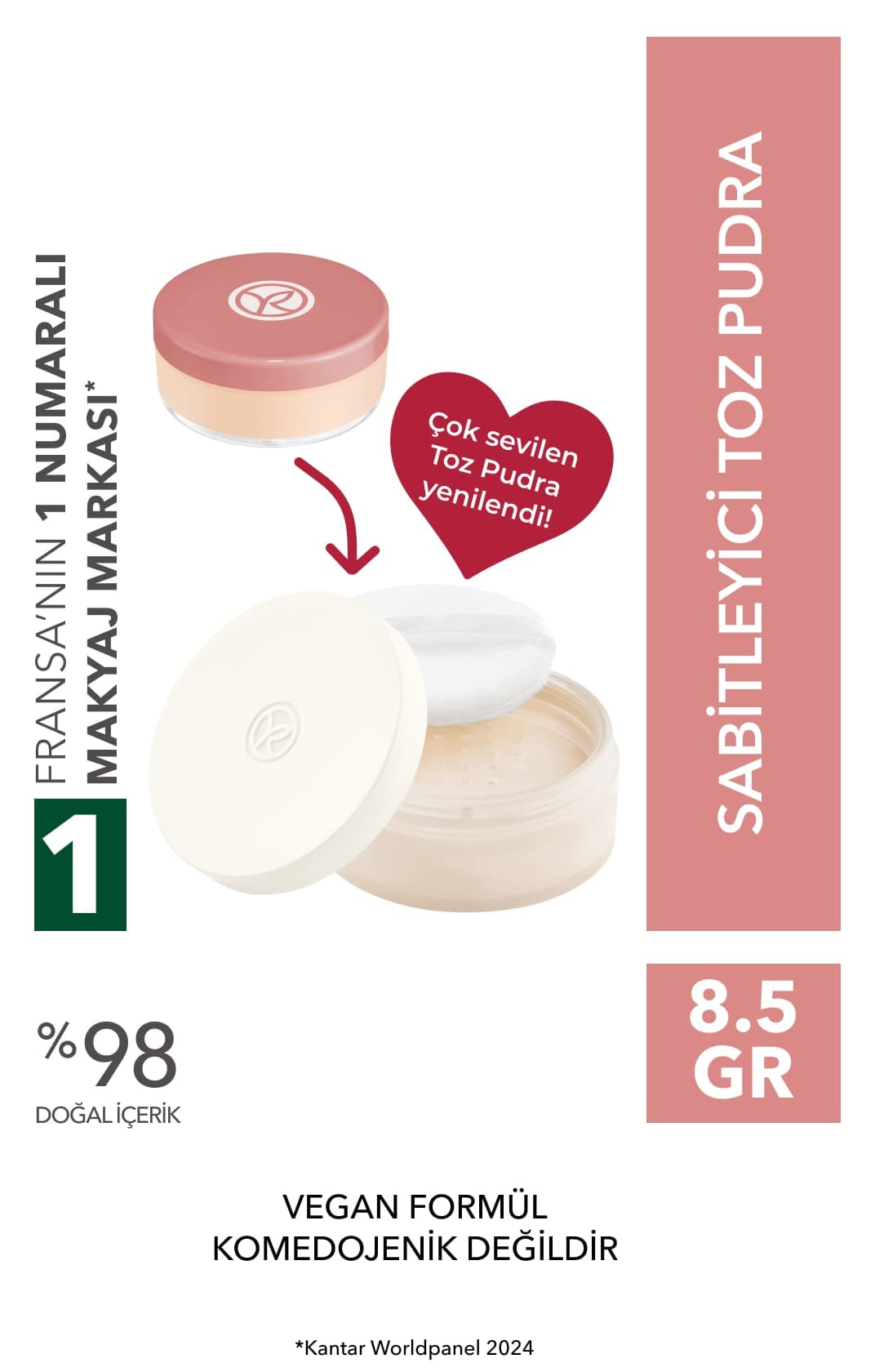 پودر تثبیتکننده آرایش Yves Rocher وگان 8.5g مدل 70328 پودر تثبیتکننده آرایش Yves Rocher وگان 8.5g مدل 70328