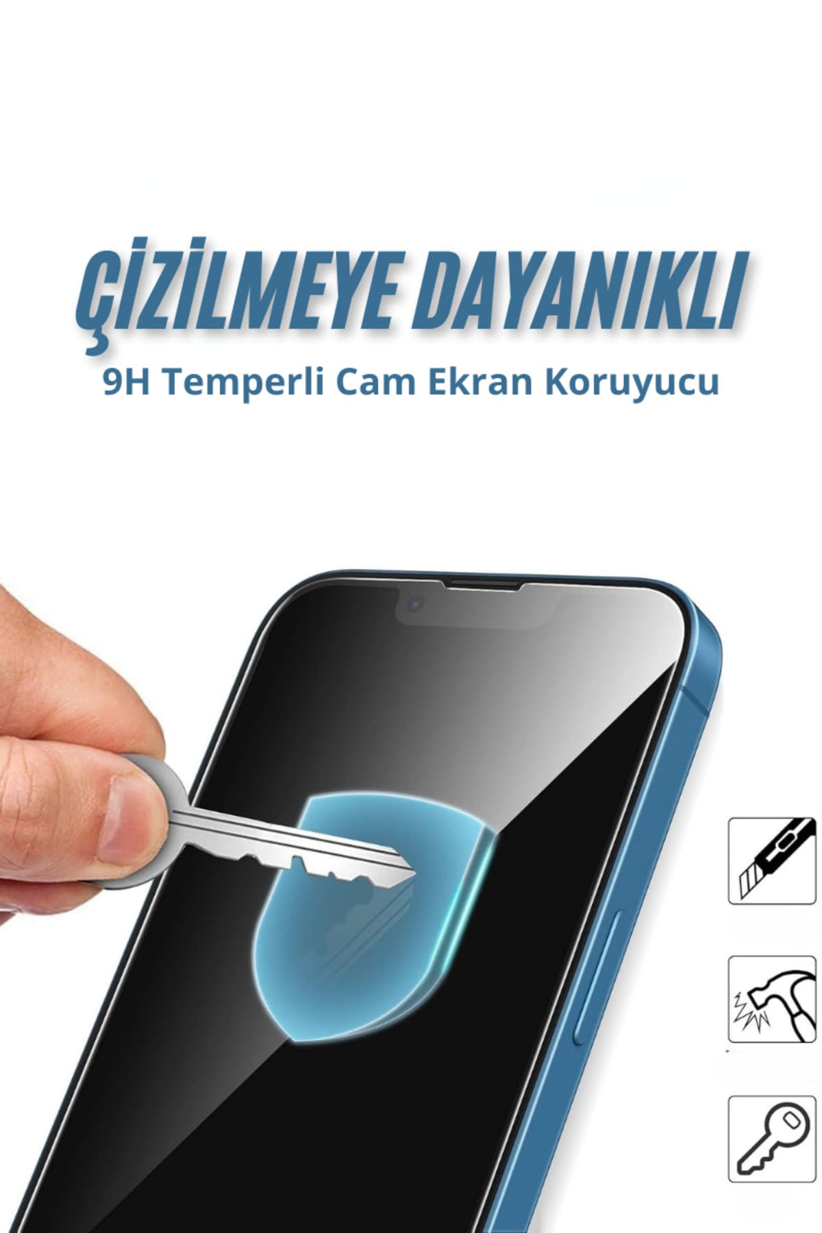 محافظ صفحهنمایش شیشهای سازگار با iPhone 13 EVAX 9H HD+ 0,26MM محافظ صفحهنمایش شیشهای سازگار با iPhone 13 EVAX 9H HD+ 0,26MM