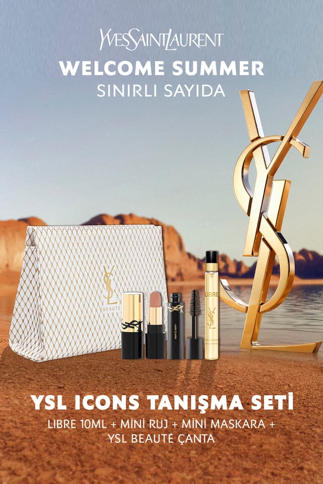 ست آشنایی Yves Saint Laurent شامل LIBRE، Rouge Pur Couture و ریمل Lash Clash با کیف هدیه ست آشنایی Yves Saint Laurent شامل LIBRE، Rouge Pur Couture و ریمل Lash Clash با کیف هدیه