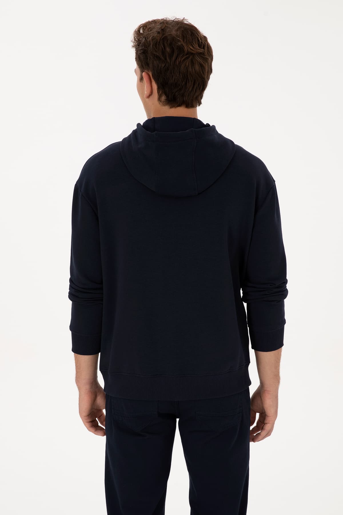 سوئیشرت مردانه U.S. Polo Assn. با کلاه فیت کامفورت سرمهای مدل 50313746-VR033 سوئیشرت مردانه U.S. Polo Assn. با کلاه فیت کامفورت سرمهای مدل 50313746-VR033