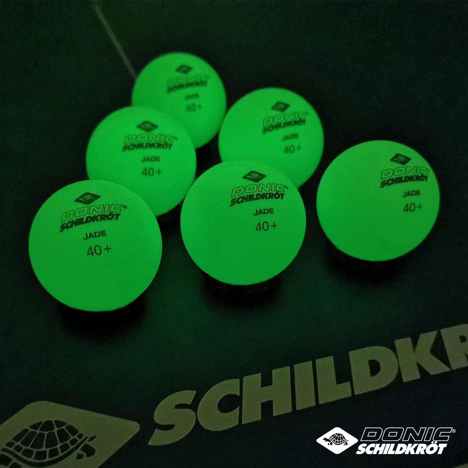 توپ تنیس روی میز Donic-Schildkröt شبتاب مدل Poly توپ تنیس روی میز Donic-Schildkröt شبتاب مدل Poly