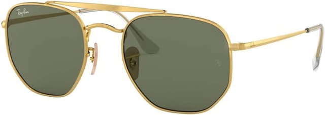 عینک آفتابی یونیسکس Ray-Ban Marshal طلایی/سبز مدل RB3648 001 54 عینک آفتابی یونیسکس Ray-Ban Marshal طلایی/سبز مدل RB3648 001 54