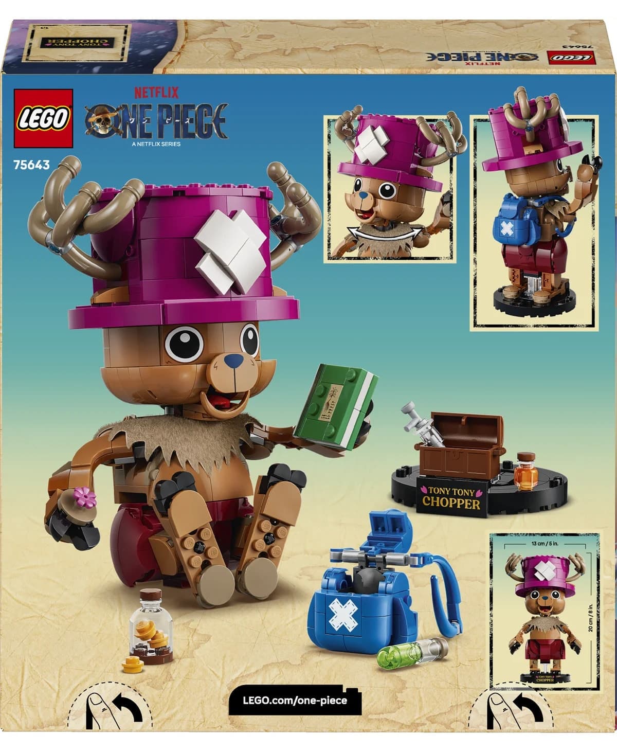 لگو ONE PIECE Tony Tony Chopper مدل 75643 با 577 قطعه لگو ONE PIECE Tony Tony Chopper مدل 75643 با 577 قطعه
