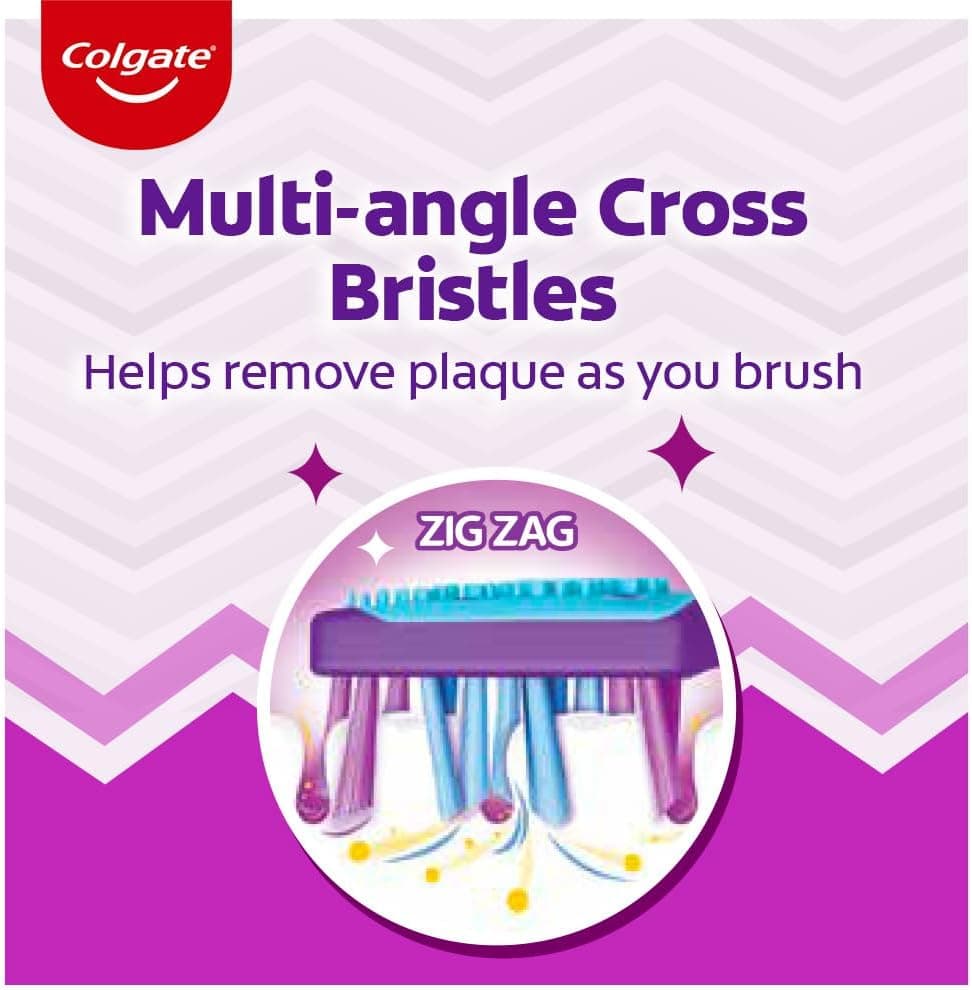 مسواک نرم Colgate مدل ZigZag بسته 6 عددی مسواک نرم Colgate مدل ZigZag بسته 6 عددی