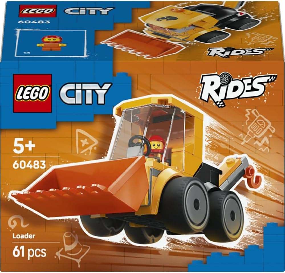 لگو سری City Rides مدل Construction Loader 60483 لگو سری City Rides مدل Construction Loader 60483
