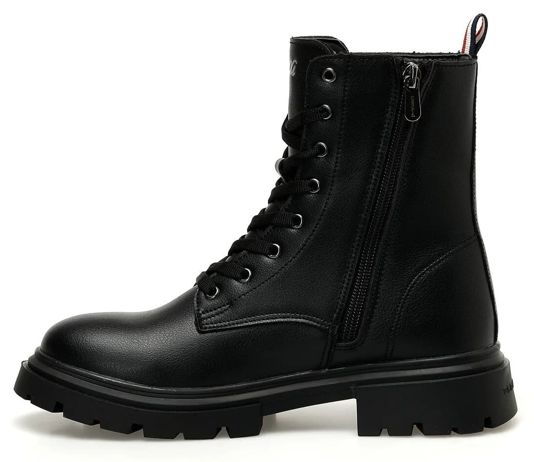 بوت زنانه U.S. Polo Assn. بندی مشکی خزدار کف ضخیم زمستانی مدل HS-5582 بوت زنانه U.S. Polo Assn. بندی مشکی خزدار کف ضخیم زمستانی مدل HS-5582