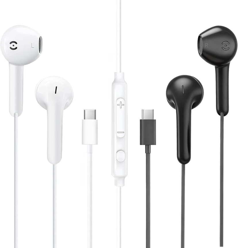 هدفون سیمی درونگوشی MAS CARNEY میکروفوندار Type C مدل TH9 2 Pack هدفون سیمی درونگوشی MAS CARNEY میکروفوندار Type C مدل TH9 2 Pack