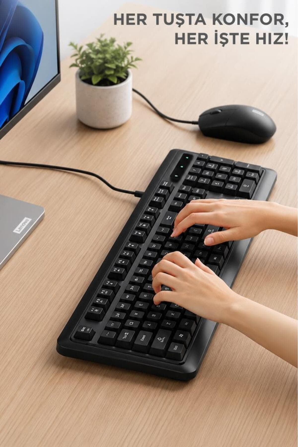 ست کیبورد و ماوس Lenovo سیمی Q مدل KM290 مشکی ست کیبورد و ماوس Lenovo سیمی Q مدل KM290 مشکی