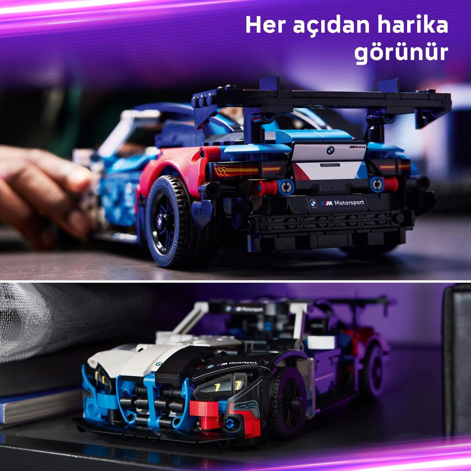 لگو Technic BMW M4 GT3 EVO ماشین مسابقهای مدل 42226 لگو Technic BMW M4 GT3 EVO ماشین مسابقهای مدل 42226