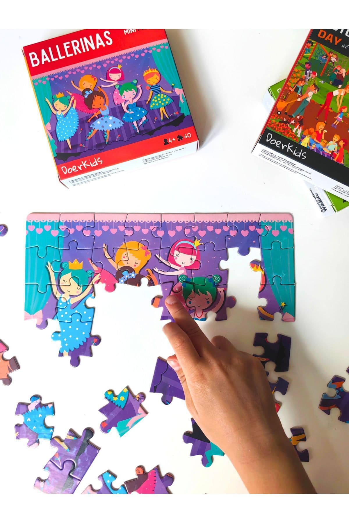 پازل مینی هنری نمایش باله DoerKids 40 قطعه 3-7 سال پازل مینی هنری نمایش باله DoerKids 40 قطعه 3-7 سال