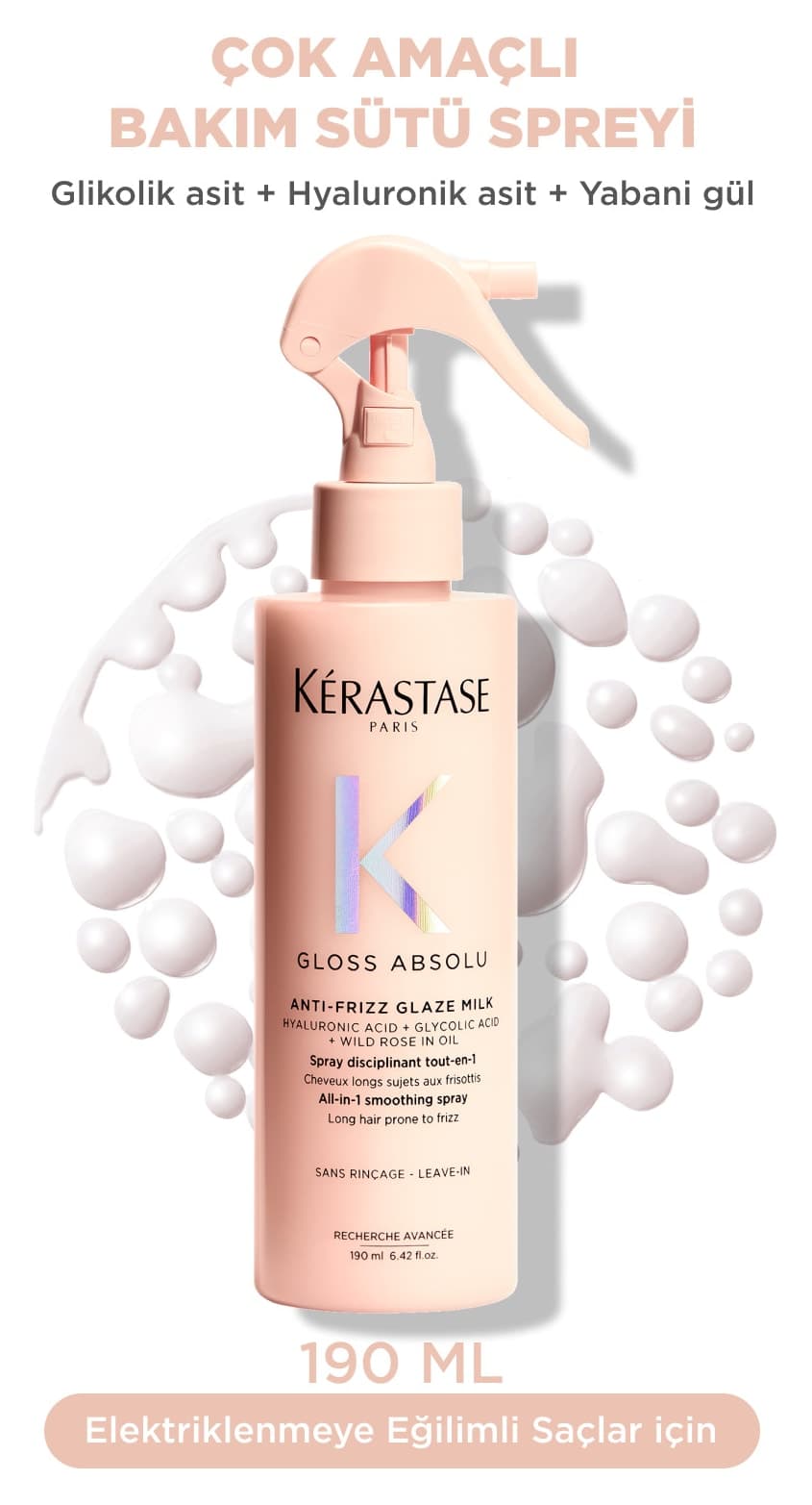 اسپری مراقبت براقکننده مو Kerastase Gloss Absolu برای موهای مستعد الکتریسیته ساکن 190 ml اسپری مراقبت براقکننده مو Kerastase Gloss Absolu برای موهای مستعد الکتریسیته ساکن 190 ml