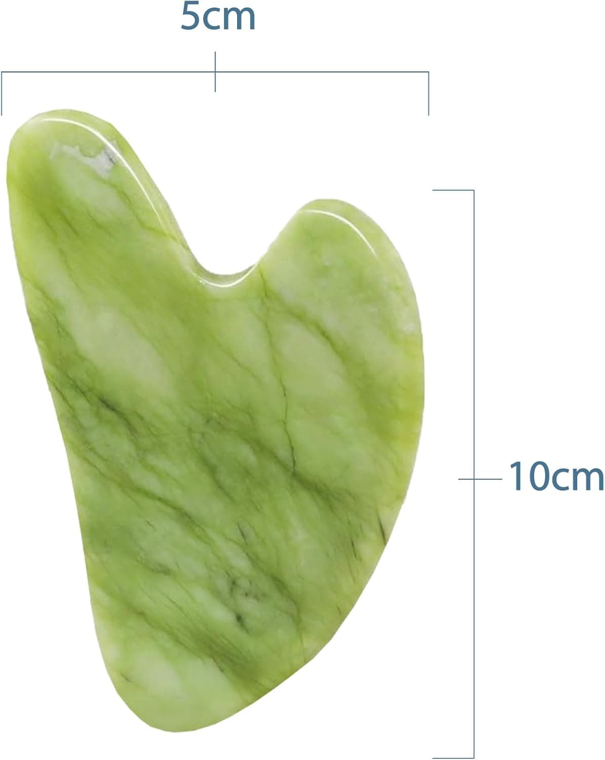 ست ماساژ صورت Seay غلتکی و Gua Sha قلبی از سنگ یشم طبیعی ست ماساژ صورت Seay غلتکی و Gua Sha قلبی از سنگ یشم طبیعی