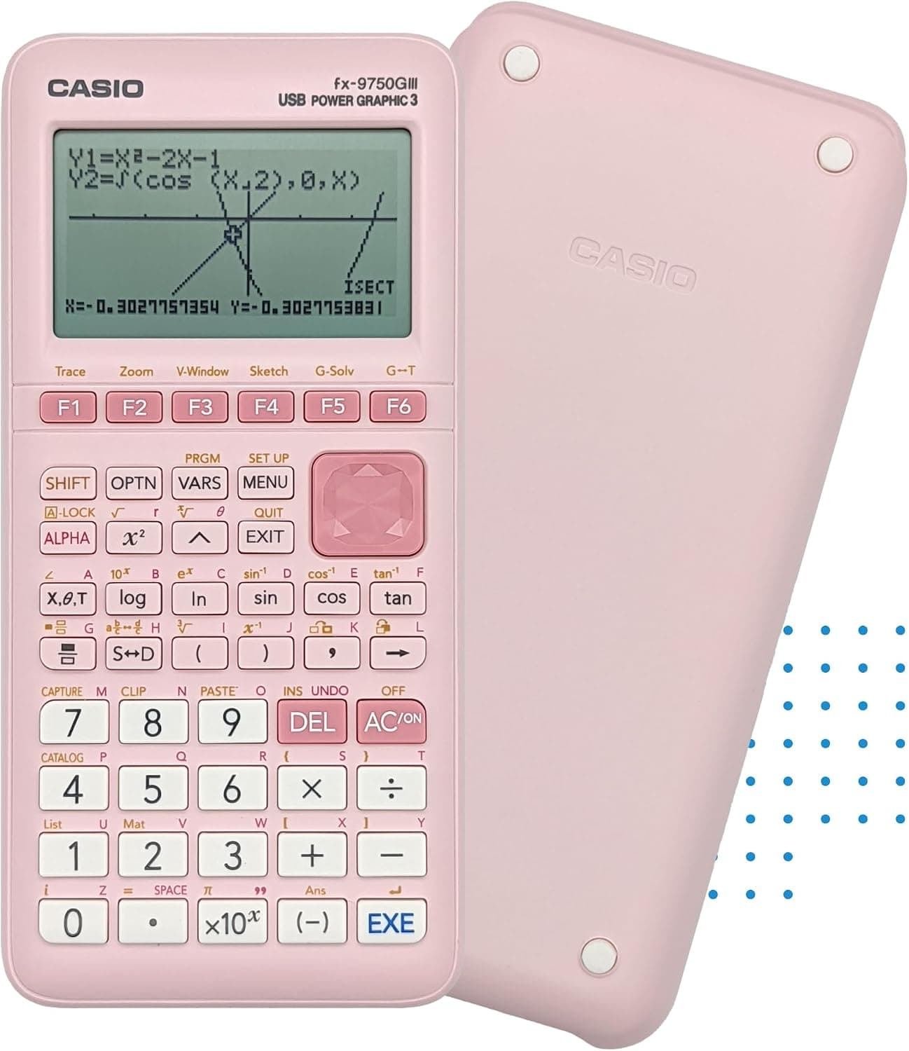 ماشین حساب گرافیکی صورتی Casio مدل fx-9750GIII-PK ماشین حساب گرافیکی صورتی Casio مدل fx-9750GIII-PK