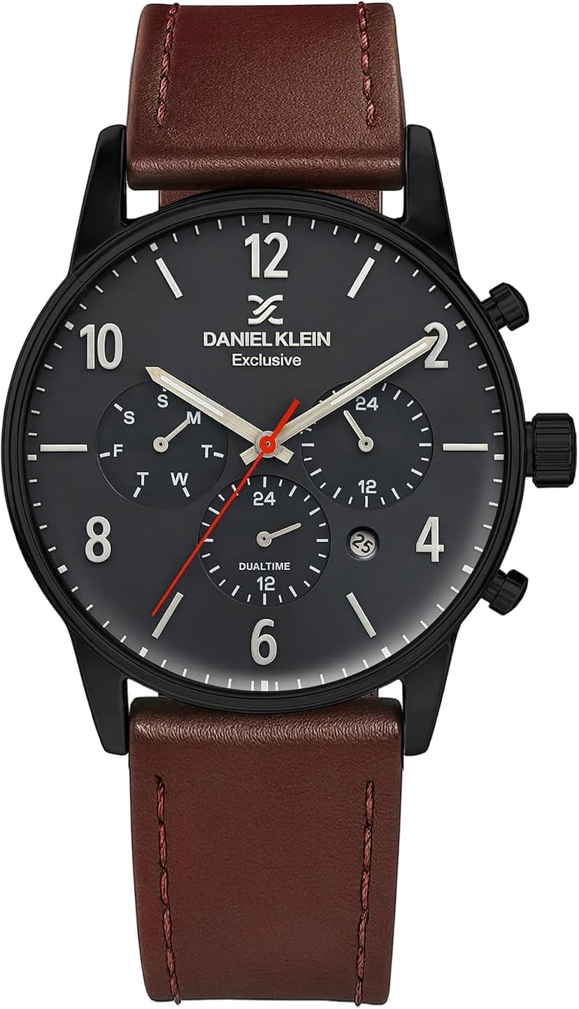 ساعت مچی مردانه Daniel Klein کوارتز صفحه عقربهای بند چرمی مدل DK11832-4 ساعت مچی مردانه Daniel Klein کوارتز صفحه عقربهای بند چرمی مدل DK11832-4