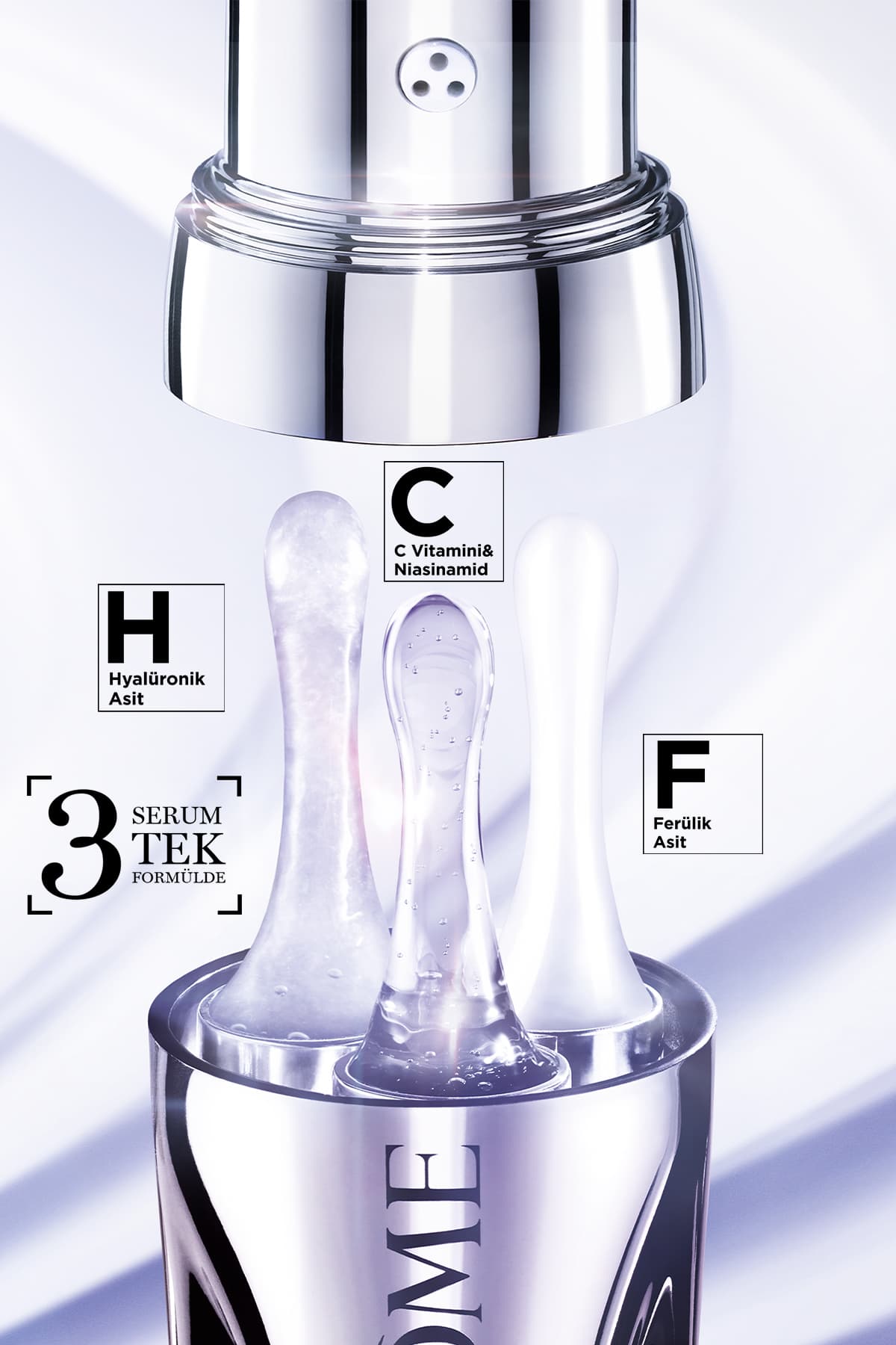 سرم سهگانه Lancome حاوی هیالورونیک اسید، ویتامین C، نیاسینامید و فرولیک اسید 50 ml مدل 3614272860377 سرم سهگانه Lancome حاوی هیالورونیک اسید، ویتامین C، نیاسینامید و فرولیک اسید 50 ml مدل 3614272860377