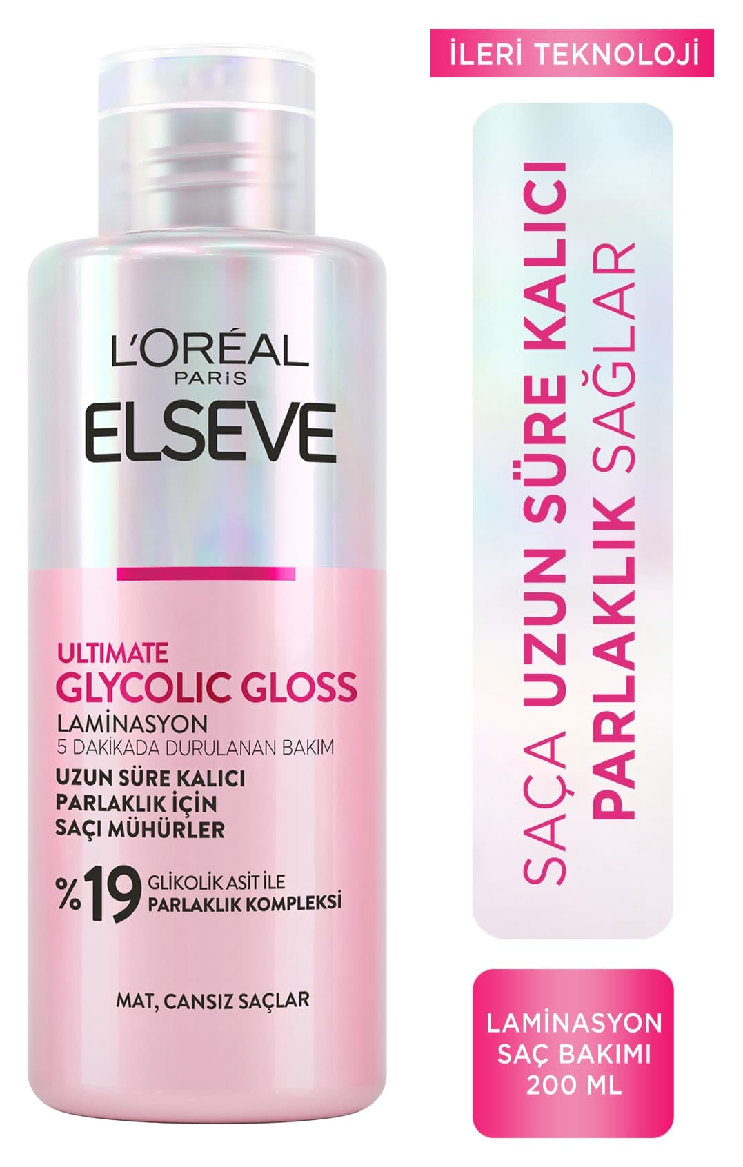 محصول مراقبتی مو Elseve Ultimate Glycolic Gloss اثر لمینیت و درخشندگی 200ml محصول مراقبتی مو Elseve Ultimate Glycolic Gloss اثر لمینیت و درخشندگی 200ml