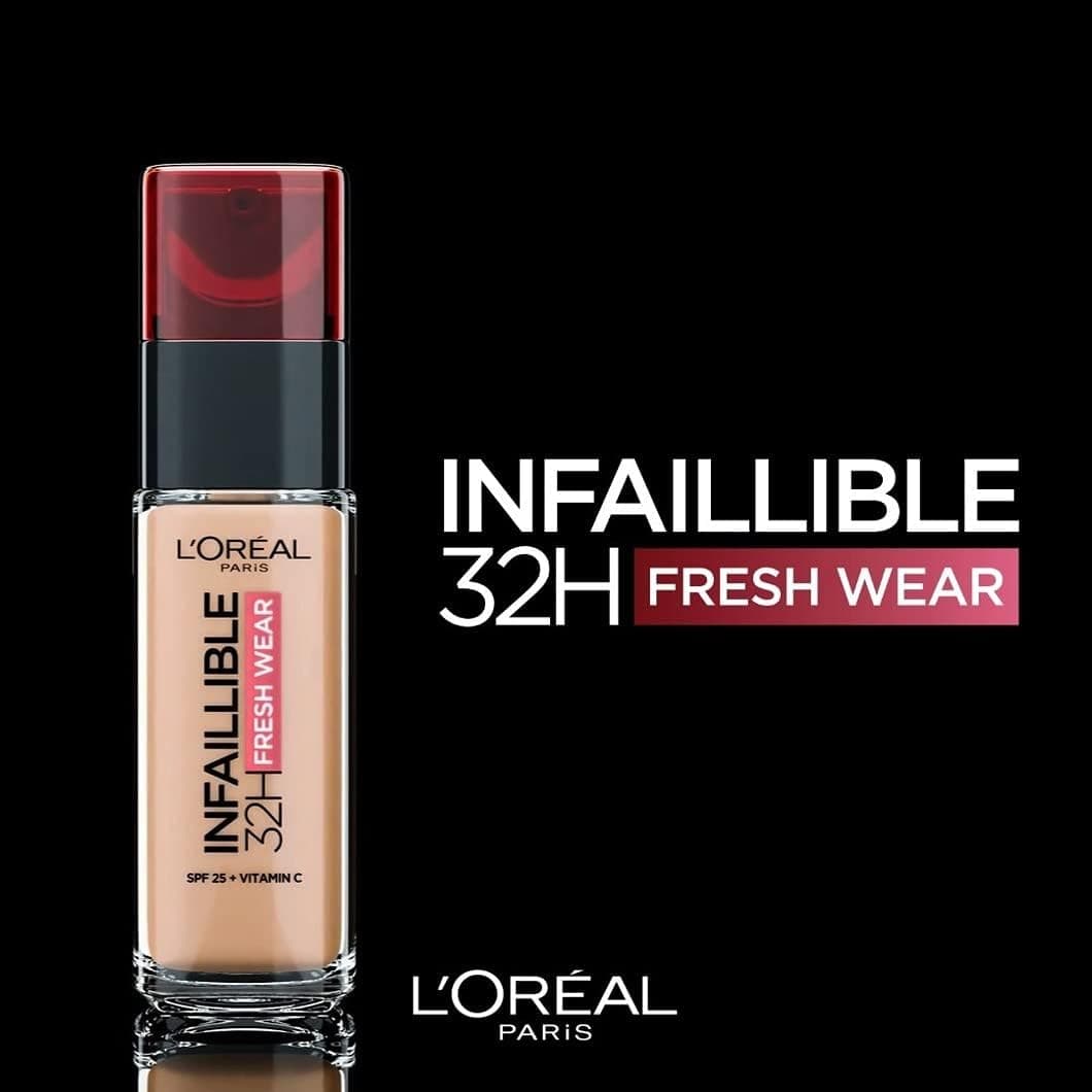فاندیشن L'Oreal Paris Infaillible 32H رنگ 140 بژ طلایی 30 ml فاندیشن L'Oreal Paris Infaillible 32H رنگ 140 بژ طلایی 30 ml