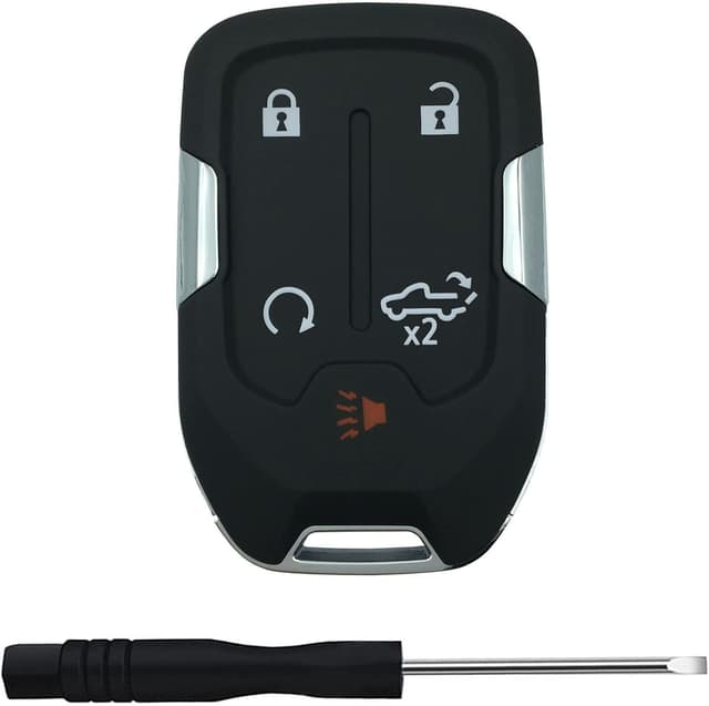 قاب ریموت کلید بدون سوئیچ TALKMOON 5 دکمه C مناسب Chevy Silverado GMC Sierra قاب ریموت کلید بدون سوئیچ TALKMOON 5 دکمه C مناسب Chevy Silverado GMC Sierra