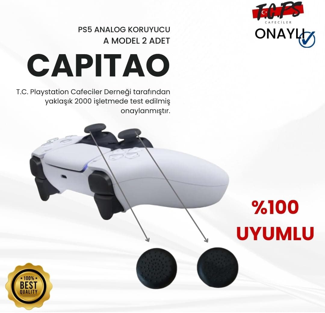 محافظ آنالوگ دسته PS5 دوتایی CAPITAO مدل A محافظ آنالوگ دسته PS5 دوتایی CAPITAO مدل A