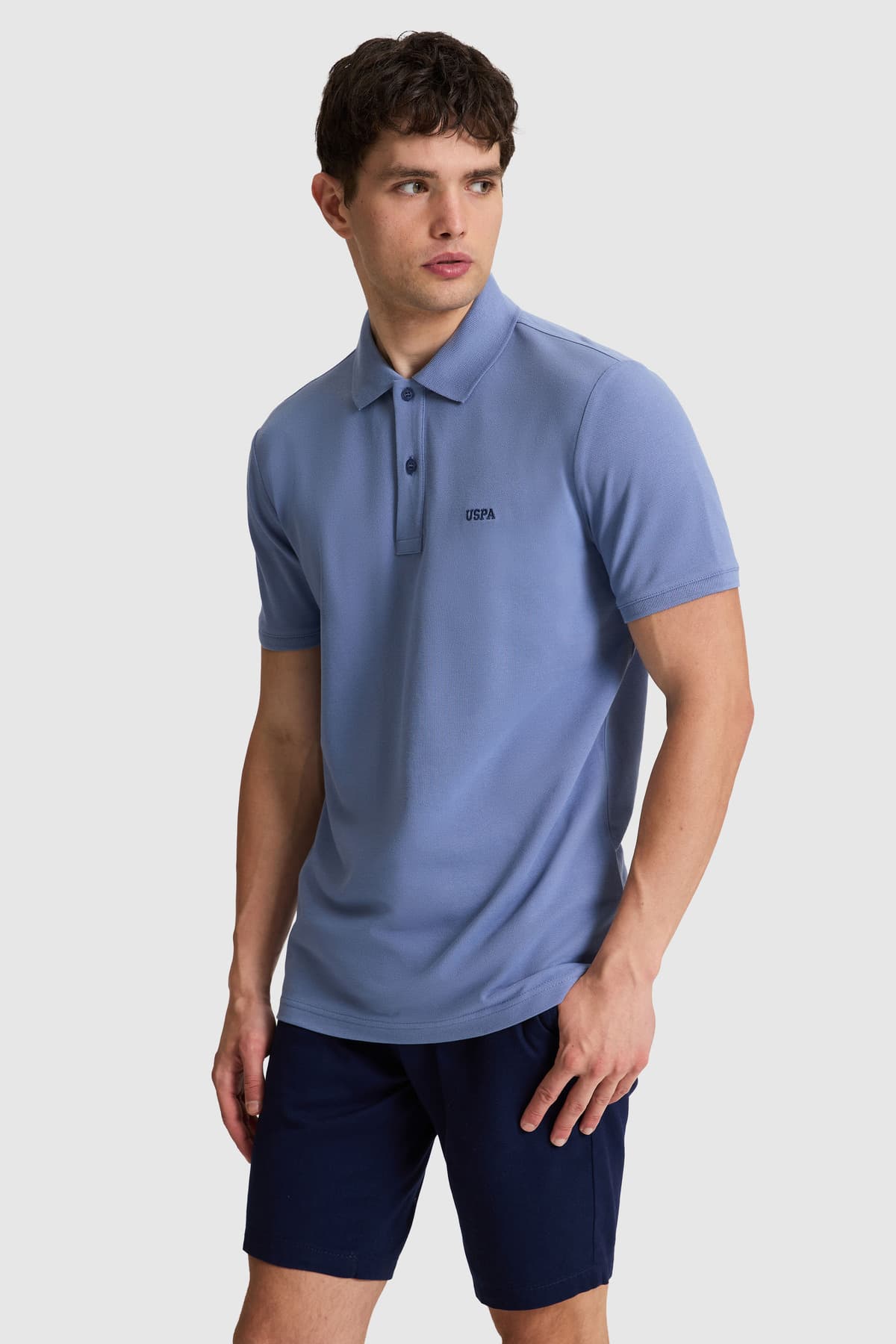 تیشرت مردانه U.S. Polo Assn. یقه پولو ایندیگو فیت معمولی مدل 50326963-VR028 تیشرت مردانه U.S. Polo Assn. یقه پولو ایندیگو فیت معمولی مدل 50326963-VR028