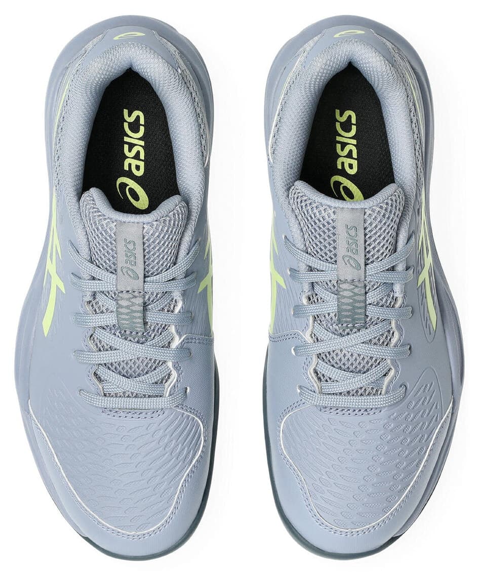 کفش تنیس Asics GEL-RESOLUTION X GS نعنای یخی و آبی مدل 1044A081-402 کفش تنیس Asics GEL-RESOLUTION X GS نعنای یخی و آبی مدل 1044A081-402