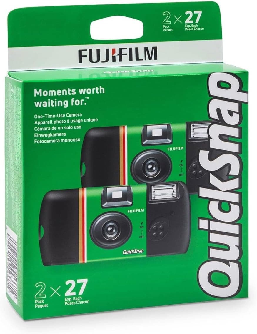 دوربین یکبارمصرف 35mm فوجی Fujifilm QuickSnap Flash 400 بسته 2 عددی دوربین یکبارمصرف 35mm فوجی Fujifilm QuickSnap Flash 400 بسته 2 عددی