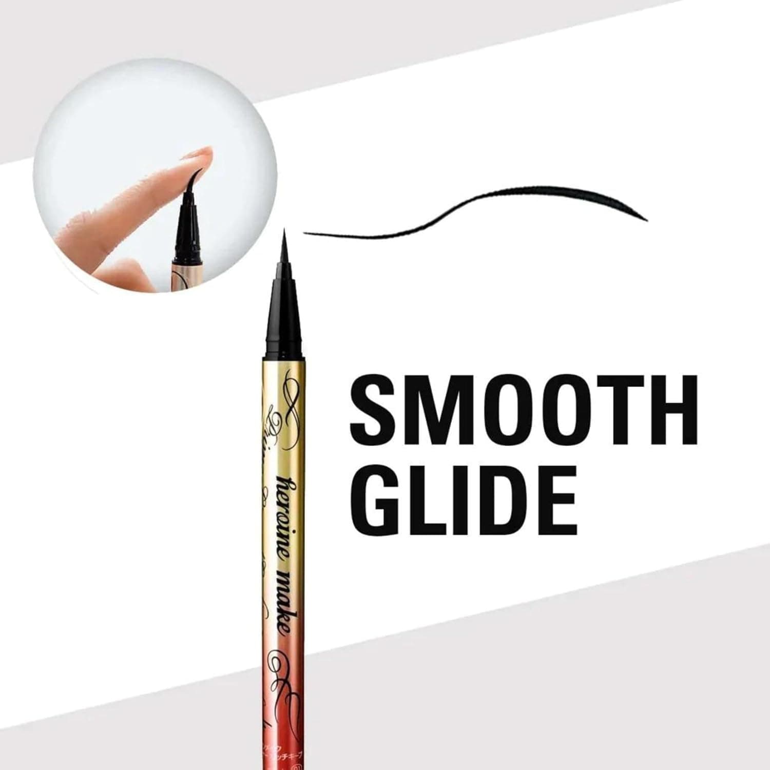 خط چشم مایع Heroine Make KISS ME ضدآب با ماندگاری بالا رنگ 01 Deep Black 0.4ml خط چشم مایع Heroine Make KISS ME ضدآب با ماندگاری بالا رنگ 01 Deep Black 0.4ml