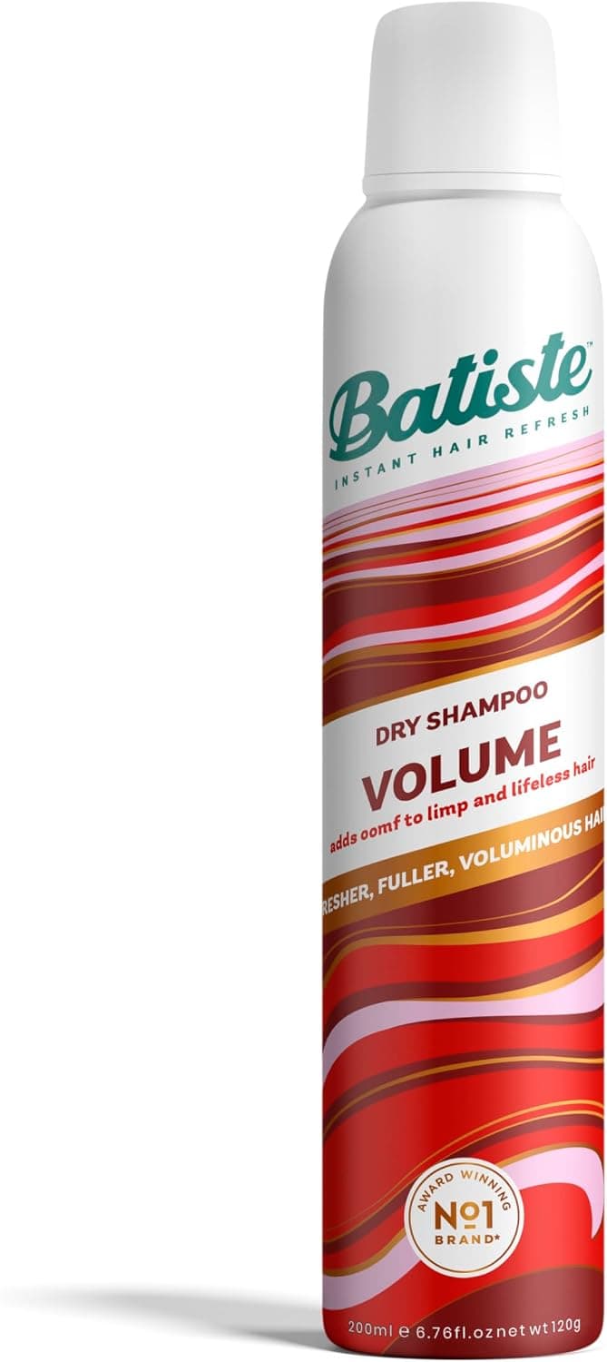 شامپو خشک حجمدهنده Batiste مناسب موهای بیحالت، پاککننده چربی ریشه 200ml شامپو خشک حجمدهنده Batiste مناسب موهای بیحالت، پاککننده چربی ریشه 200ml