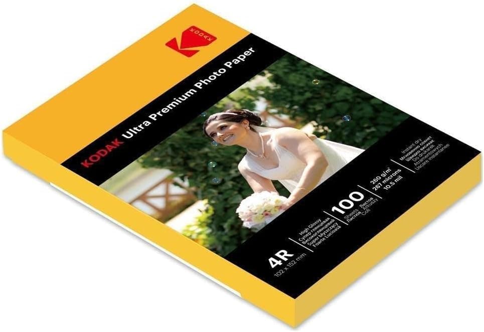 کاغذ عکس جوهرافشان سازگار با پرینترهای جوهرافشان Kodak 3D Printing، 100 عدد مدل RGP4RRC-260-10X15 کاغذ عکس جوهرافشان سازگار با پرینترهای جوهرافشان Kodak 3D Printing، 100 عدد مدل RGP4RRC-260-10X15
